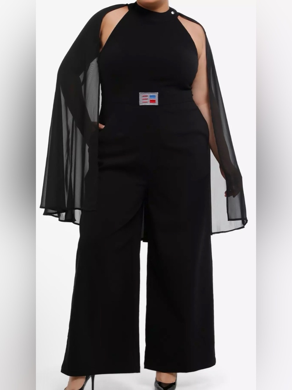 NWT Her Universe Star Wars Darth Vader jumpsuit w/cape Halloween cosplay 3X